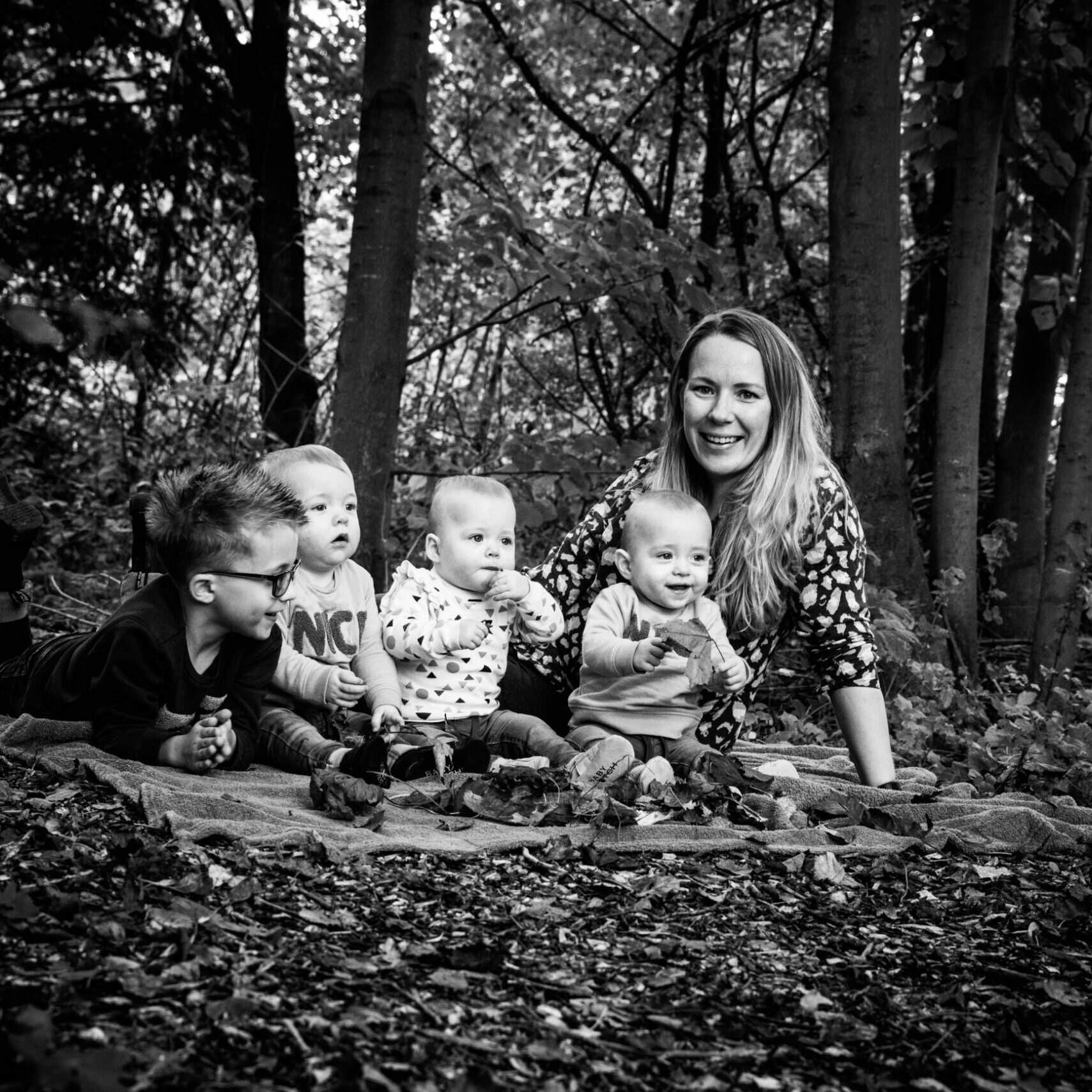 Willemijn + kids als baby